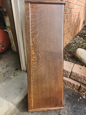 Librería superior Globe Wernicke roble tigre Ogee "D" grado 299 Foto 1 de 4