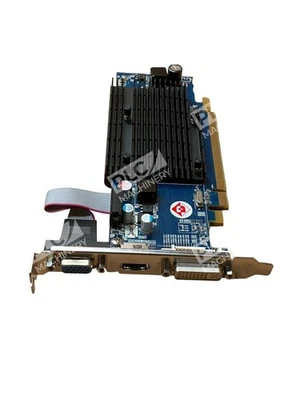 HDCP HD4350 512M DDR2 PCI-E HDMI/DVI-I/VGA Graphics Card - Image 1 of 4