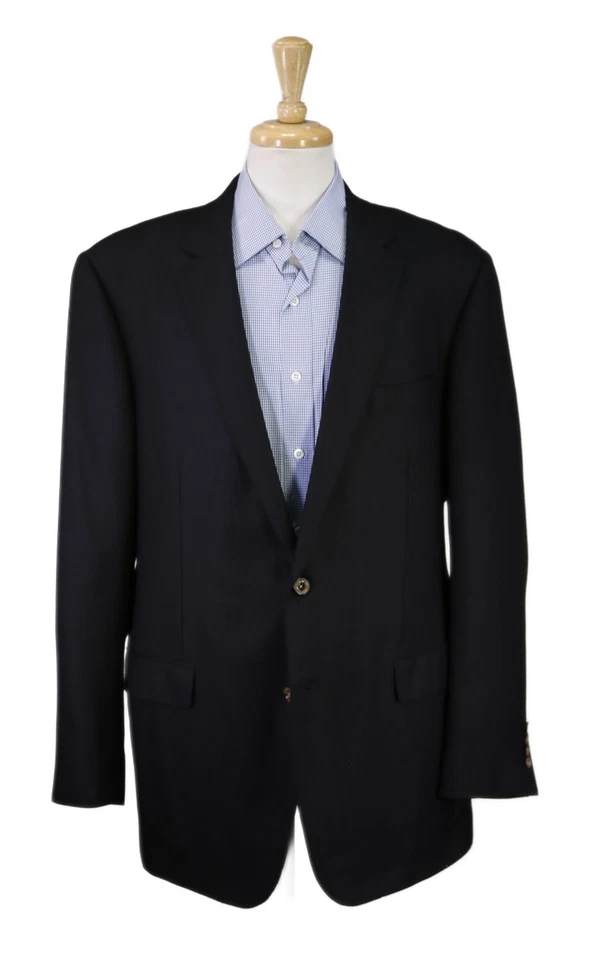 Samuelsohn JP Tilford Black 100% Cashmere Sportcoat Blazer 46L - Image 1 of 4