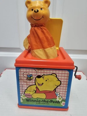 De colección 1976 Mattel Jack In the box Winnie The Pooh in the Box 1976 De colección Raro  Foto 1 de 4