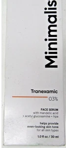 Minimalist 3% Tranexamic Face Serum 1.0floz 2 Pack Lot - Picture 1 of 3