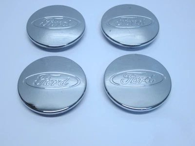 Ford Focus OE 2000-2011 15" JUEGO DE TAPA CENTRAL DE LLANTAS DE ALEACIÓN CROMADAS 2M51-1000-AA #2D-5 Foto 1 de 3