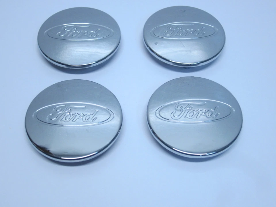 Ford Focus OE 2000-2011 15" JUEGO DE TAPA CENTRAL DE LLANTAS DE ALEACIÓN CROMADAS 2M51-1000-AA #2D-5 Foto 1 de 3