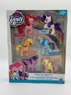 Juego Colección 6 Ponis My Little Pony Meet the Mane - Nuevo y Sellado de Fábrica Foto 1 de 4