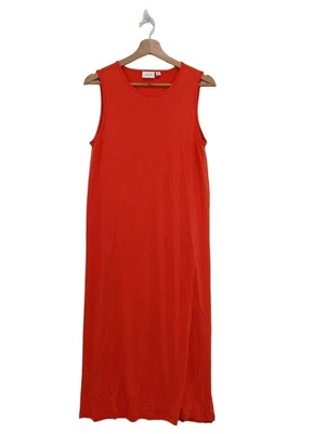 VILA Vestido tipo overol Mujeres Vestido Talla EU 38 rojo look casual - Imagen 1 de 4