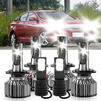 Kit de luces antiniebla LED de haz alto y bajo para Hyundai Sonata 1999-2001 Foto 1 de 4