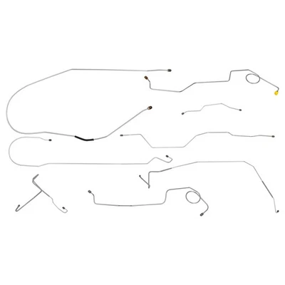 1972 Ford F100 2WD LongBed питания барабан тормозной магистрали комплект 8шт из нержавеющей стали - Изображение 1 из 4