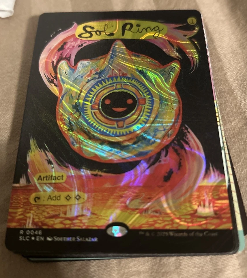 Halo Foil Sol Ring Encyclopedia Of Magic Secret Lair NM - Image 1 of 1