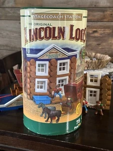 2005 Lincoln Logs Stagecoach Station *Incomplete* For Parts - Picture 1 of 6