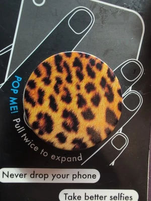 Popsocket Phone Grip And Stand Leopard Print New In Package - Image 1 of 3