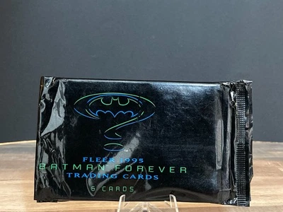 Paquete de tarjetas coleccionables Fleer 1995 Batman Forever sellado Foto 1 de 4