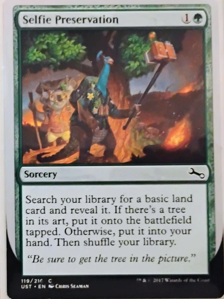Selfie Preservation Magic the Gathering  - Image 1 of 1