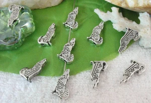 50pcs Tibetan silver coyotes spacer beads FC9226 - Picture 1 of 1