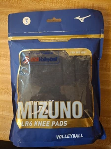 NEW in package! Mizuno LR6 Volleyball Kneepads Small BLACK - Imagen 1 de 1