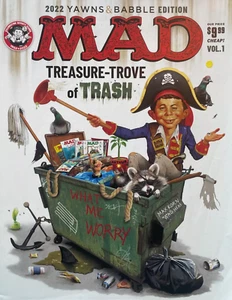 MAD MAGAZINE VOL.1 MAY/JUN 2022 | TREASURE TROVE OF TRASH | YAWNS & BABBLE EDIT. - Picture 1 of 1