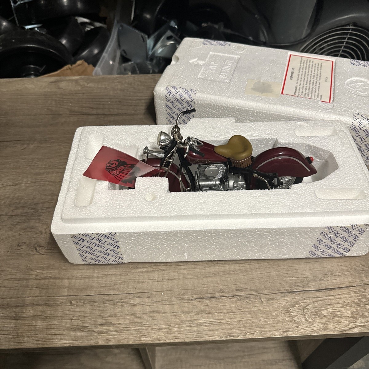 Franklin Mint Indian Diecast Motorcycles & ATVs 1942 Vehicle Franklin Mint Indian Diecast Motorcycles & ATVs 1942 Vehicle