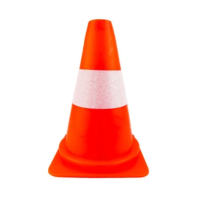 DOKTORVOLT Verkehrsleitkegel 30cm Warnkegel U-23 weiches Verkehrshütchen reflektierender