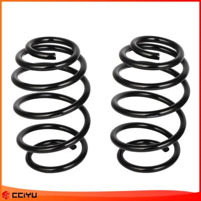 (2) Rear Suspension Coil Spring Left Right For Jeep Liberty 02-07 2.4L 3.7L RWD Foto 1 de 4