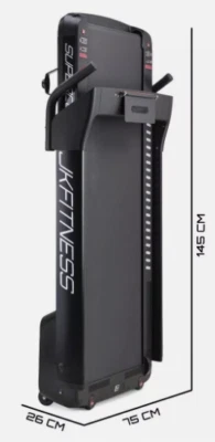 JK FITNESS Tapis Roulant supercompact SC 48 NERO - Immagine 1 di 4