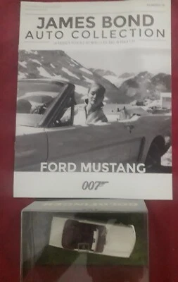 Modellino 1:43 Auto 007 Ford Mustang Convertible Goldfinger, nuovo con fascicolo - Immagine 1 di 4