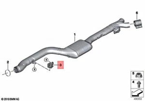 Genuine BMW M3 X3 X4 M X5 G01 G02 G05 G07 G08 Transmission Bracket 18208683823 - Picture 1 of 1