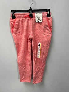 Xersion Coral Pink Fleece Lined Sweatpants Leggings Girls Sz XXS 4/5 - Picture 1 of 8