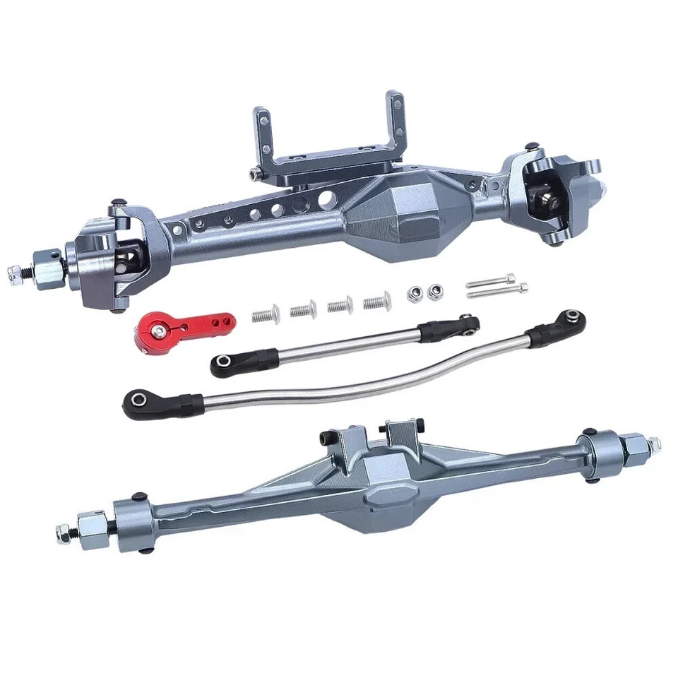 Upgrade Alloy CNC Straight AR45 Front Rear Axle for 1/10 Crawler Axial SCX10 III - Image 1 of 4