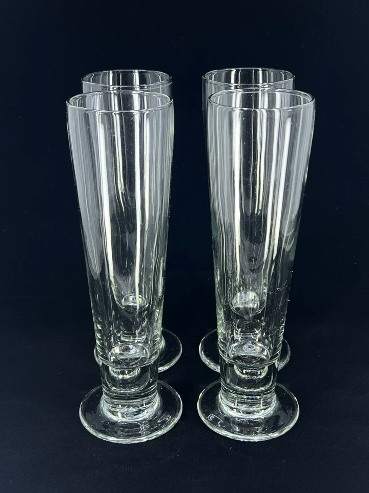 Juego de 4 vasos de cerveza Catalina Pilsner Libbey 14 oz vaso de cerveza 9,5" H Foto 1 de 4