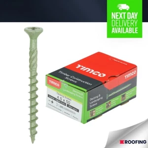 Timco 4.5 x 50mm Decking Screws Double Countersunk Exterior PZ2 Green **200 PCS* - Picture 1 of 5