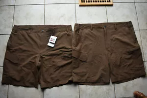 Lot of 2 Mens Gander Mountain Guide Series Trailhead Pro Stretch Shorts 44 Brown - Picture 1 of 2