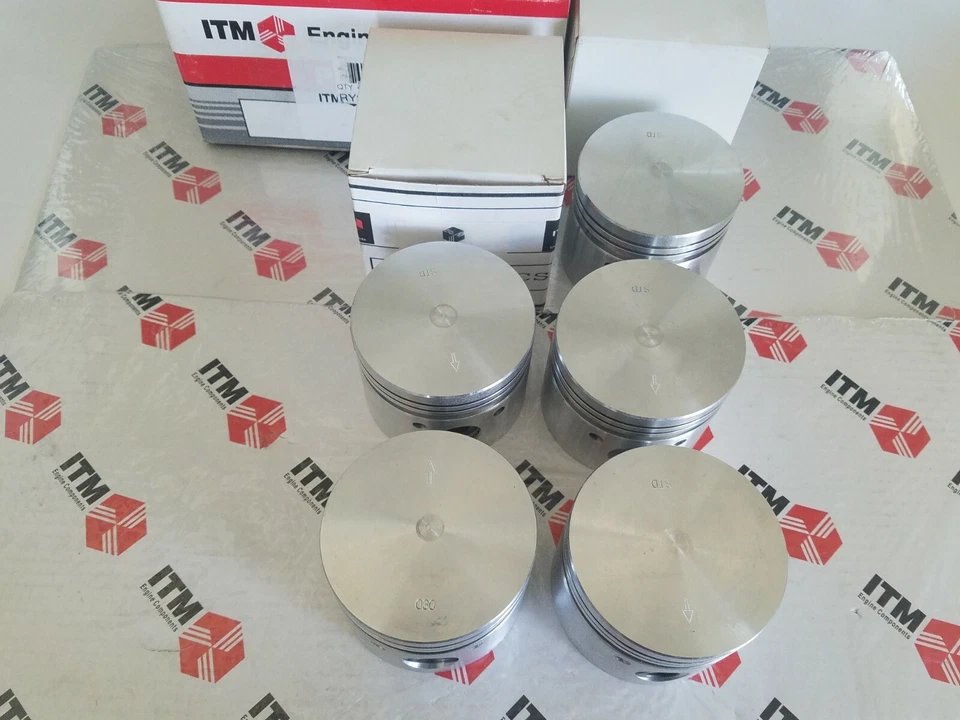 Volvo 164 - AQ170 Penta - B30 74-76 STD.Piston Set of (6) with Rings  & 24mm pin - Image 1 of 3