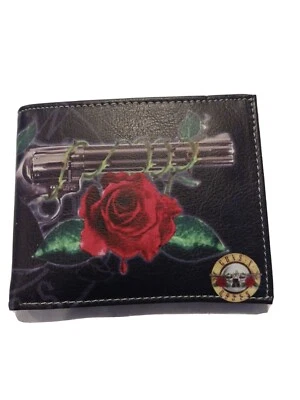 Guns and RosesPrint Bi-Fold Wallet. New Shipped with USPS  - Image 1 of 4