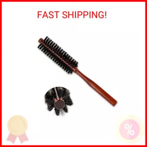 Small Round Hair Brush for Thin or Short Hair, Natural Boar Bristle Hair Brush w - Picture 1 of 2