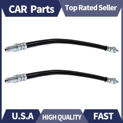 Juego de 2 mangueras hidráulicas de freno delantero para 1956-1962 MG MGA Foto 1 de 3