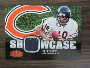 2006 Flair Showcase Stitches # SHS-KO Kyle Orton Jersey Card Chicago Bears - Picture 1 of 2