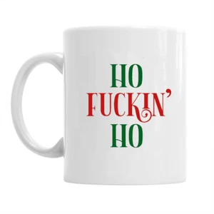Rude xmas mug Ho ###### Ho funny rude gift Christmas present mug/work gift/rude  - Picture 1 of 1