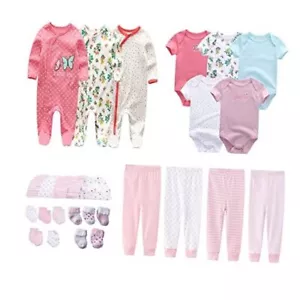 Newborn Layette Gift Set 27-Piece 3-6 Months Baby Clothings Set 27-piece 11 - Picture 1 of 7