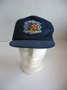 Nuevo de Lote Antiguo Años 90 Azul Marino Pana Joe Camel Cigarrillos Sombrero Snapback Gorra de Béisbol - Imagen 1 de 8