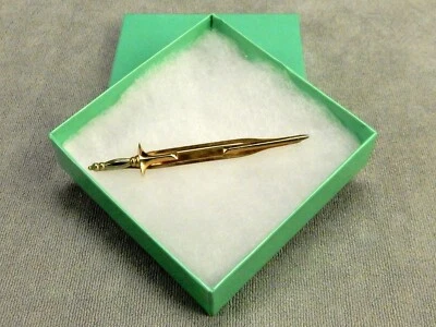 Barra de corbata Swank vintage, espada a través de la corbata, vintage, con caja de regalo, JWL-001 Foto 1 de 4