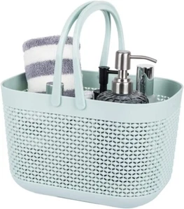 Plastic Organizer Storage Baskets with Handles, Shower Caddy Bins Organizer f... - Picture 1 of 7
