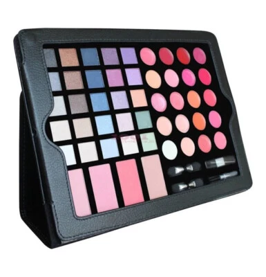 2K MakeUp Lidschatten Blush Lipgloss Schmink Palette Tablet Hülle 2 in 1 Geschenk