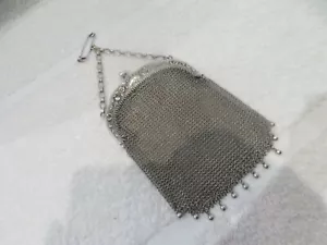 Wunderschöne 1900 französische 800 Silber große Geldbörse mit Clip Rokoko St 119g 4,2oz - Bild 1 von 11