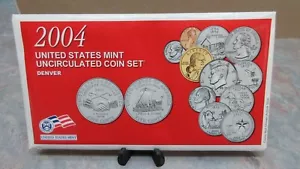 2004 P/D US Mint Uncirculated Coin Set Original Government Packaging (OGP) - Picture 1 of 2