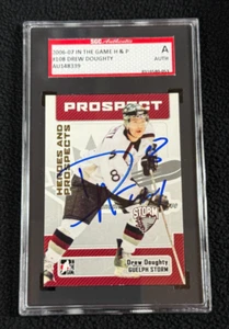 Carta Drew Doughty firmata 20006/07 eroi e prospettive #108 certificata SCG - Foto 1 di 2