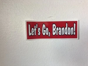 Let’s Go Brandon political bumper stickers (vinyl) - Picture 1 of 1