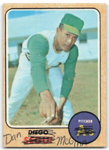 1968 Topps #517 Diego Segui *POOR, MARKED* Oakland Athletics 3AI
