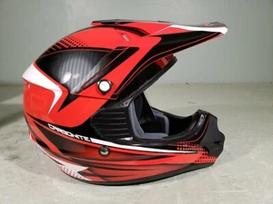 Cyber Helmets UX-23 Carbon RED/BLK Medium TR#640208 rubber needs glued - Picture 1 of 8