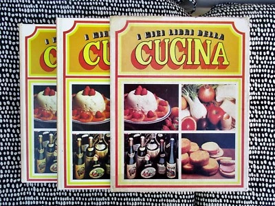 I MIEI LIBRI DELLA CUCINA 2 Vol Set ITALIAN COOKBOOKS w/ 443 Recipes ILLUSTRATED - Image 1 of 4