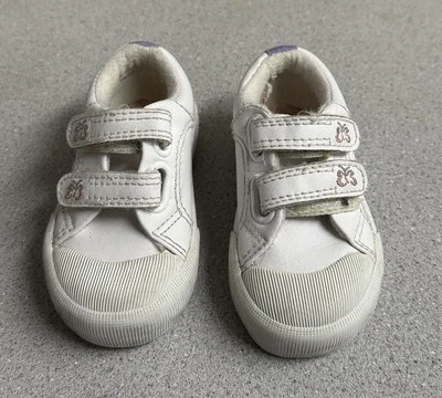 Cherokee White Slip on Sneakers Walking Shoes Toddler Boy Size 4 - Image 1 of 4