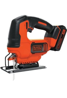 Sierra caladora inalámbrica Black & Decker 20V con batería y cargador BDCJS20C - Nueva Foto 1 de 2